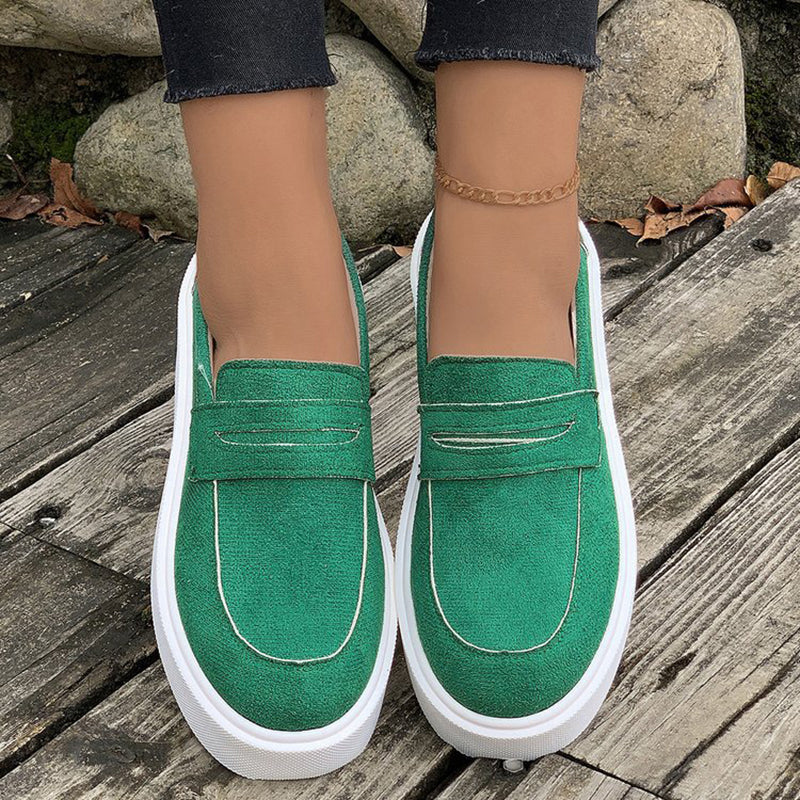 Elegante Plateau-Loafers Damen für Frühling & Freizeit