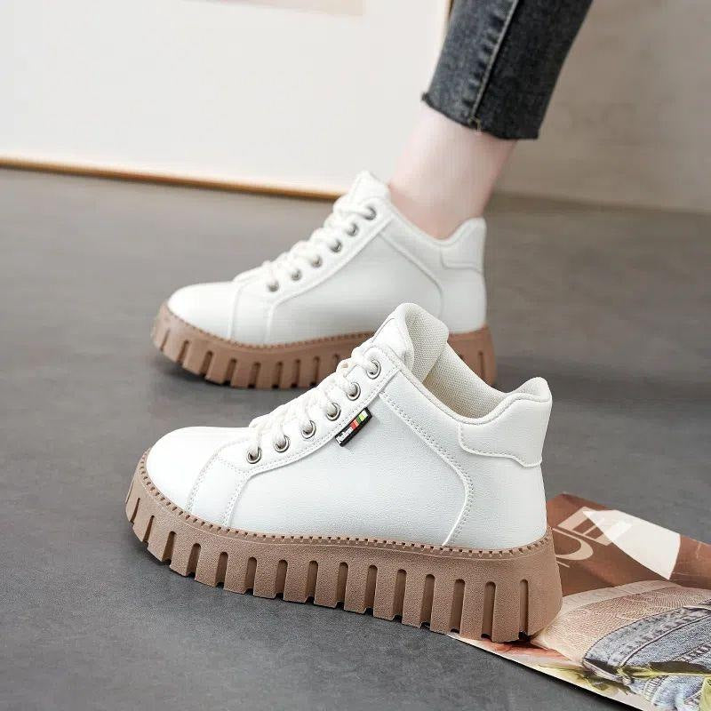 Zeitlose Damen Plateau-Sneaker für Alltag & Freizeit