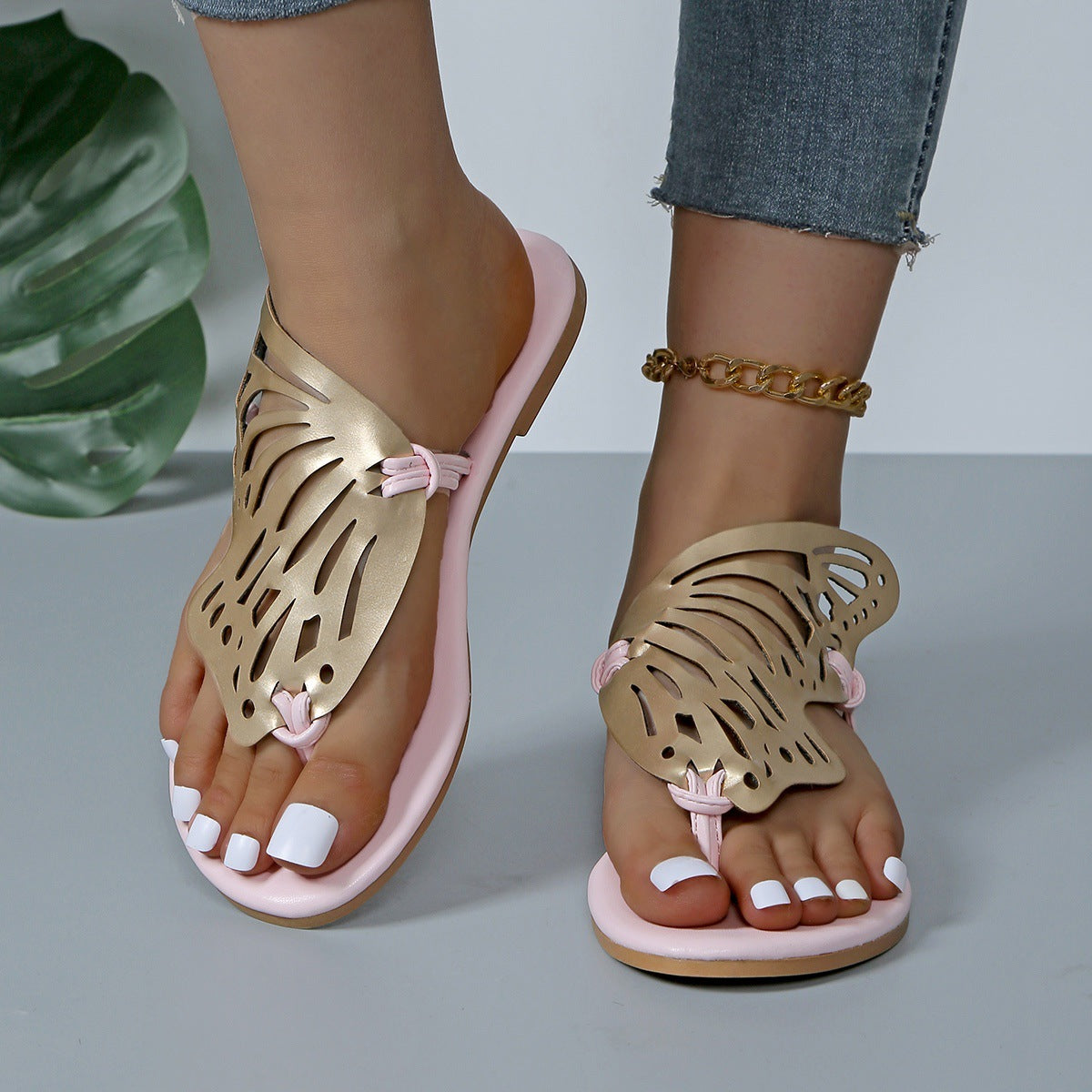 Schmetterlings-Sandalen für Damen Perfekt für Strand & Stadt