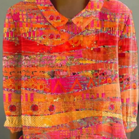Frühlingshafter Print-Pullover für lässige Street-Styles