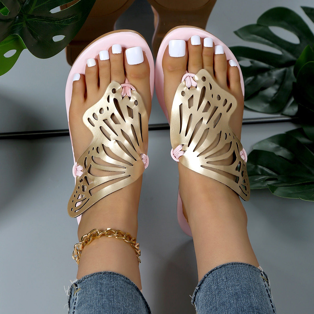 Schmetterlings-Sandalen für Damen Perfekt für Strand & Stadt