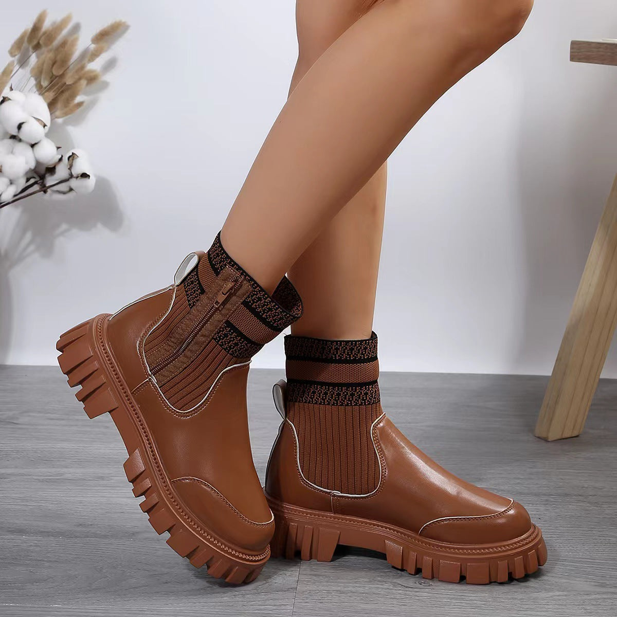 Rutschfeste Knöchelstiefel für Damen Frühling & Stadtbummel