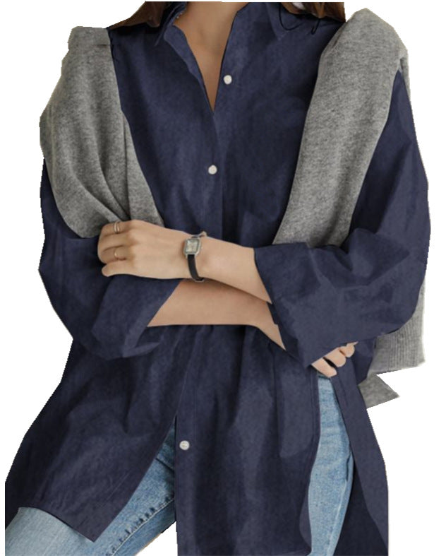 Langärmliges Casual-Hemd für stilvolle Frühlingslooks