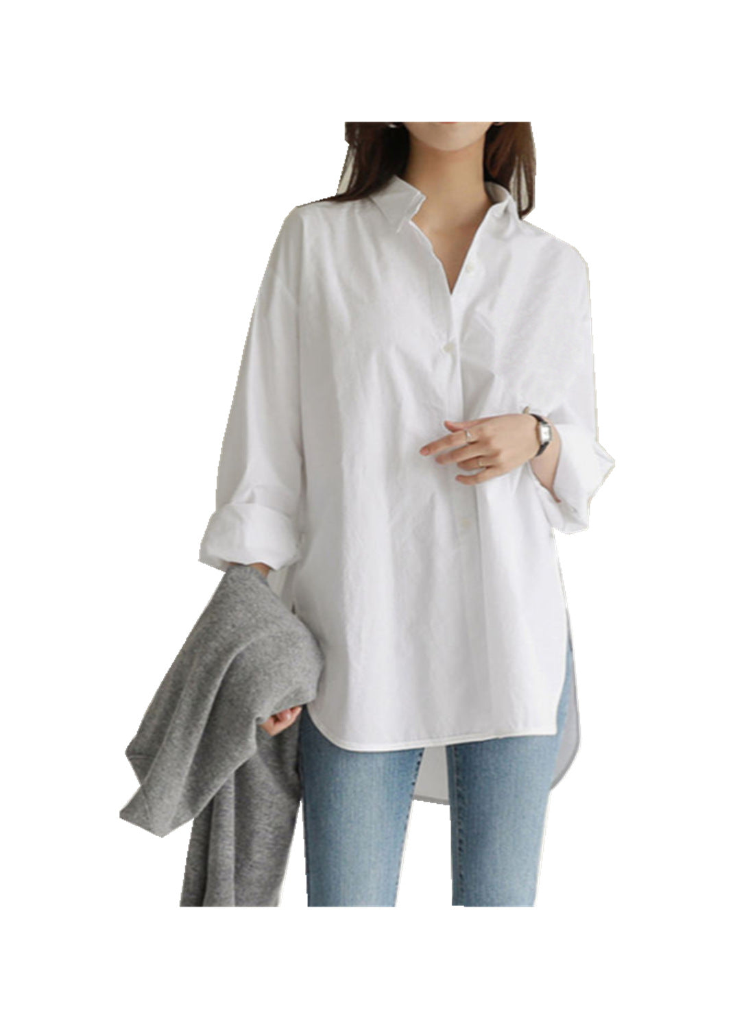 Langärmliges Casual-Hemd für stilvolle Frühlingslooks