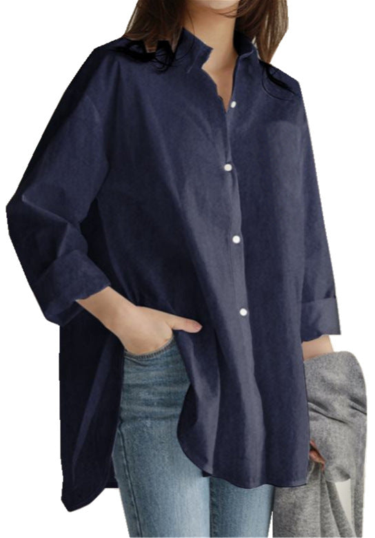 Langärmliges Casual-Hemd für stilvolle Frühlingslooks
