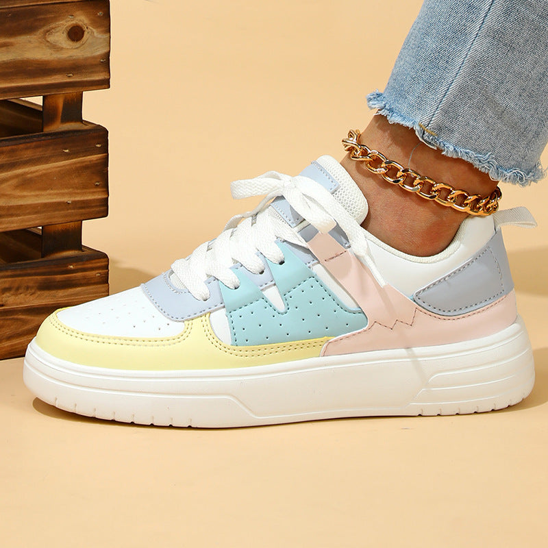 Bunte Platform-Sneaker Perfekt für Freizeit & Sport