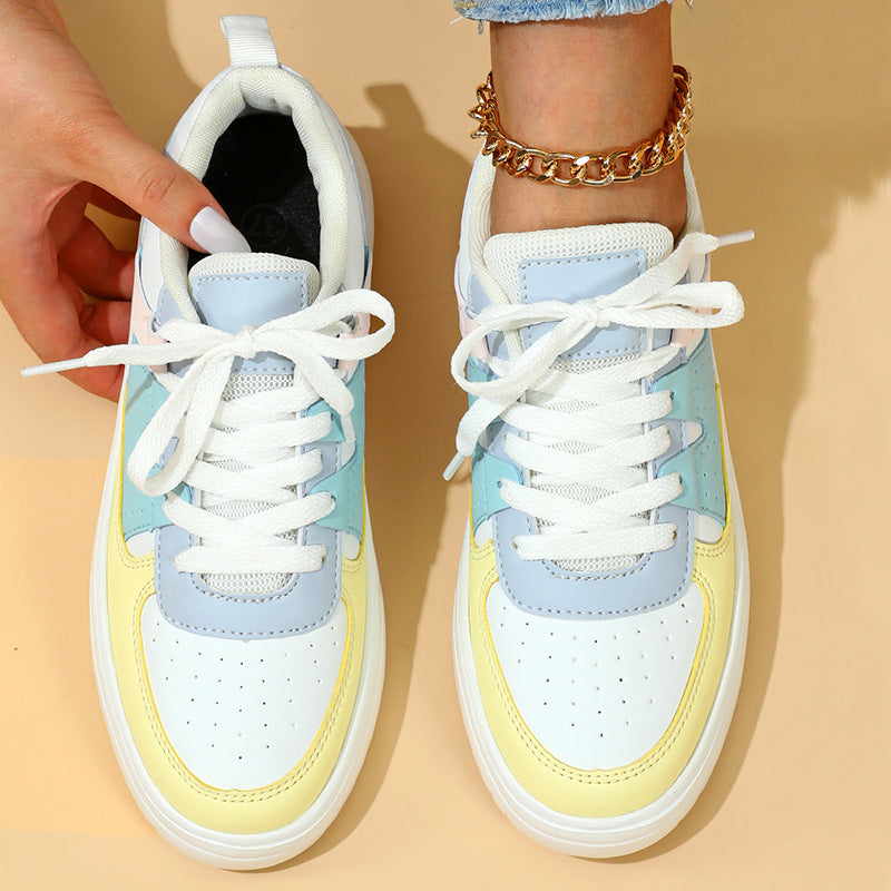 Bunte Platform-Sneaker Perfekt für Freizeit & Sport