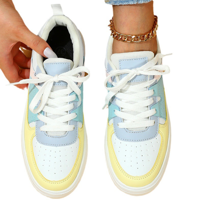 Bunte Platform-Sneaker Perfekt für Freizeit & Sport