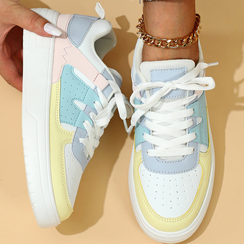 Bunte Platform-Sneaker Perfekt für Freizeit & Sport