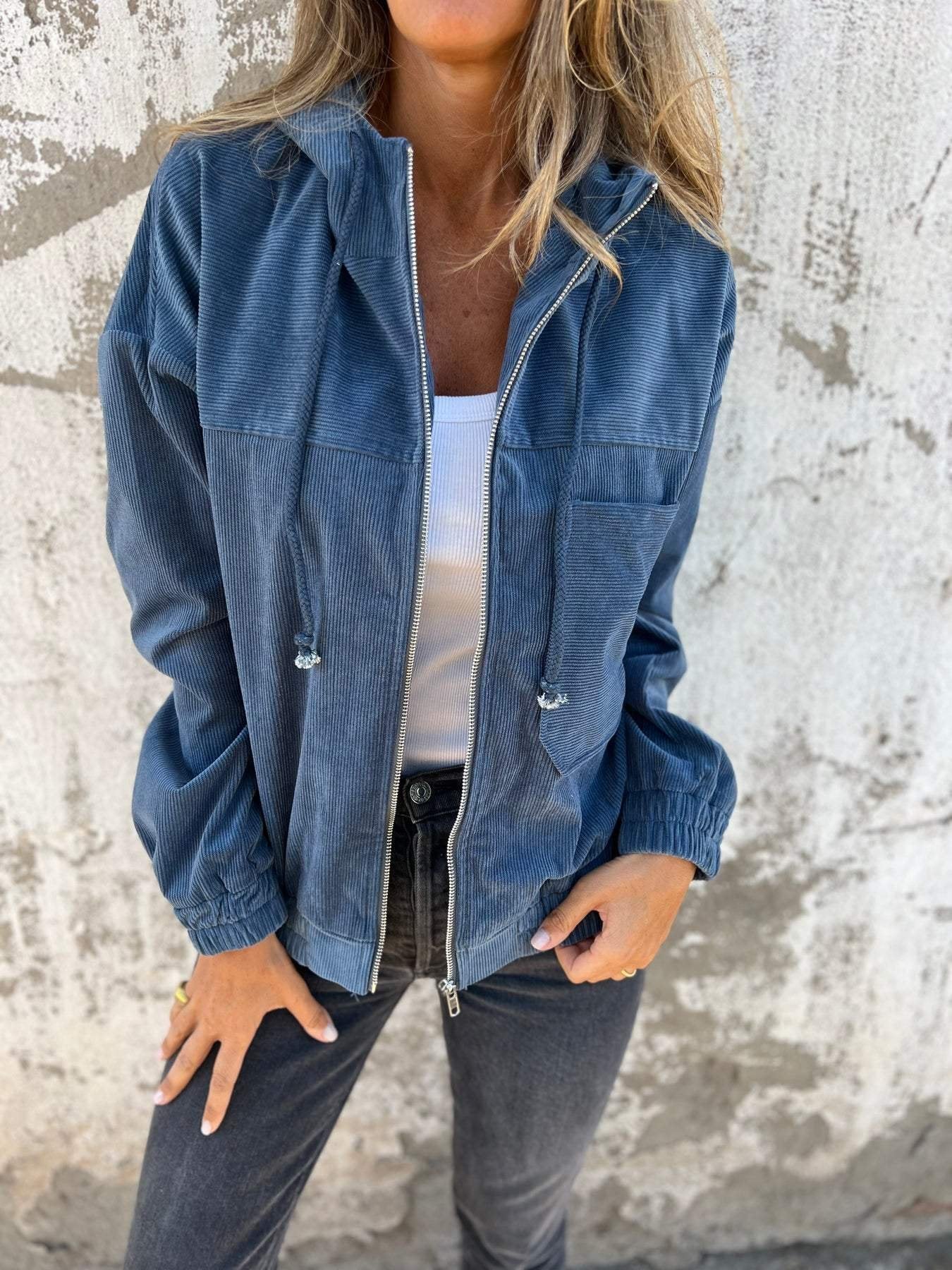 Leichte Kapuzenjacke für Damen Perfekt für den Frühling