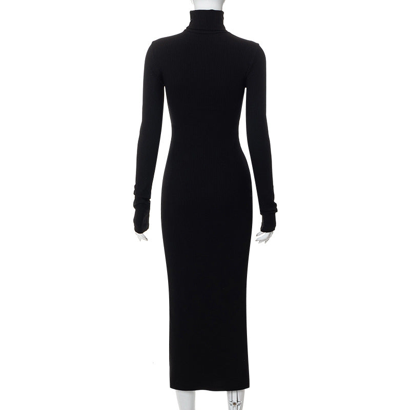 Elegantes Langarm-Midikleid für Alltag & Anlässe