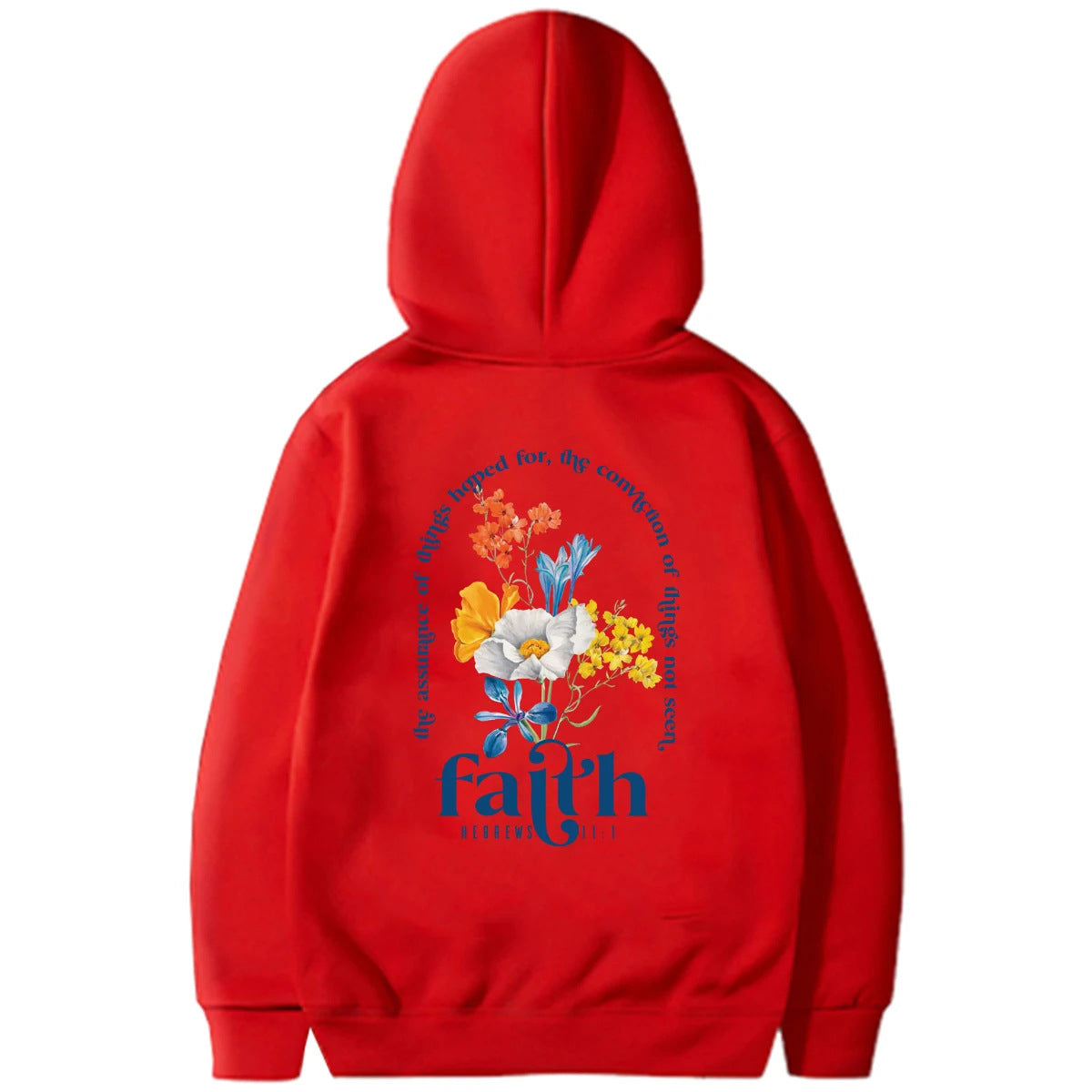 Aesthetic Hoodie mit Bibelvers Print Perfekt für Frühling