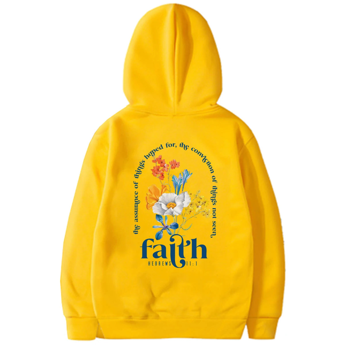 Aesthetic Hoodie mit Bibelvers Print Perfekt für Frühling