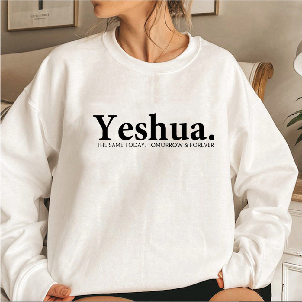 Vintage Yeshua Sweatshirt Christliche Mode für Frühling