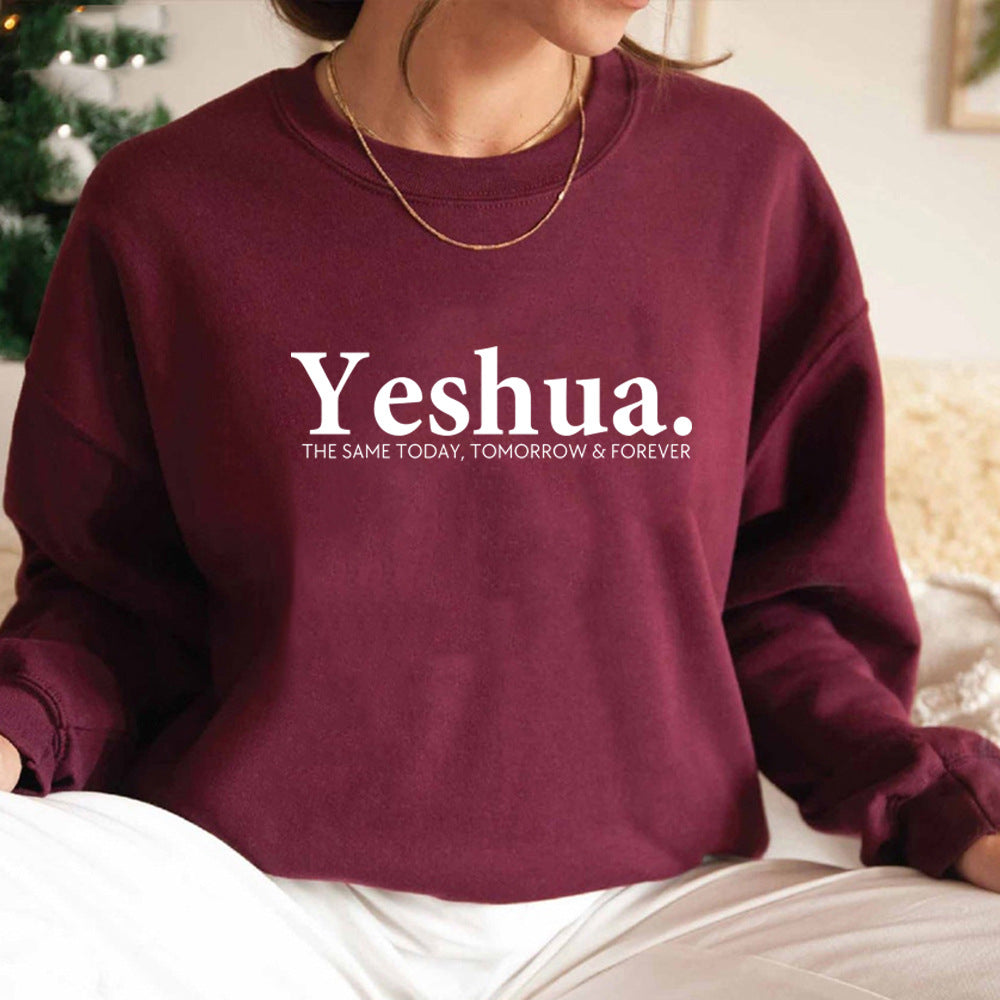 Vintage Yeshua Sweatshirt Christliche Mode für Frühling