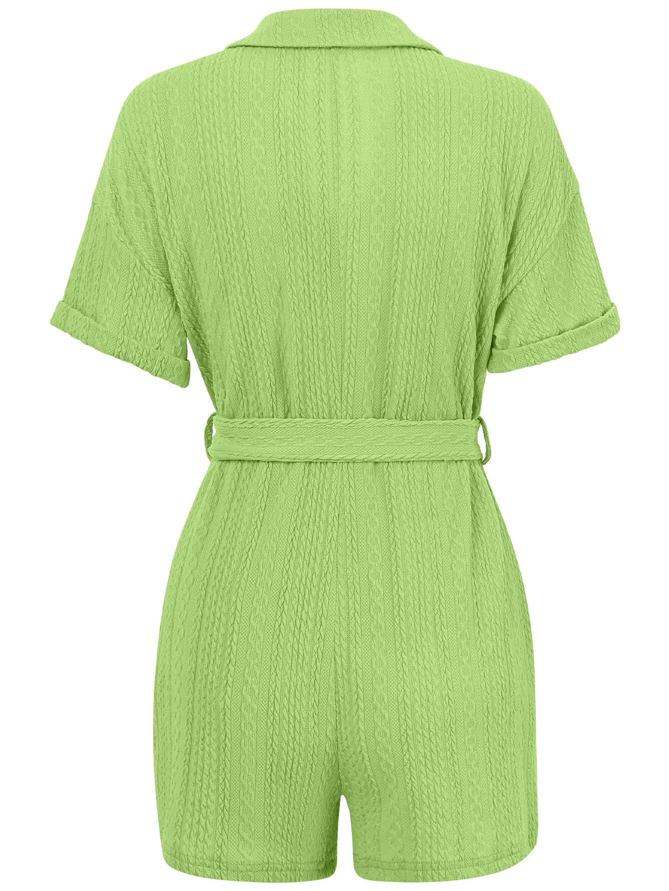 Eleganter Sommer-Jumpsuit Kurzarm für Alltag & Freizeit