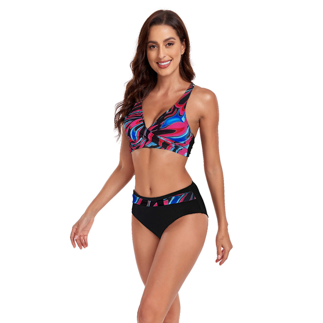Stilvoller Frühlings-Bikini für Strand und Pool
