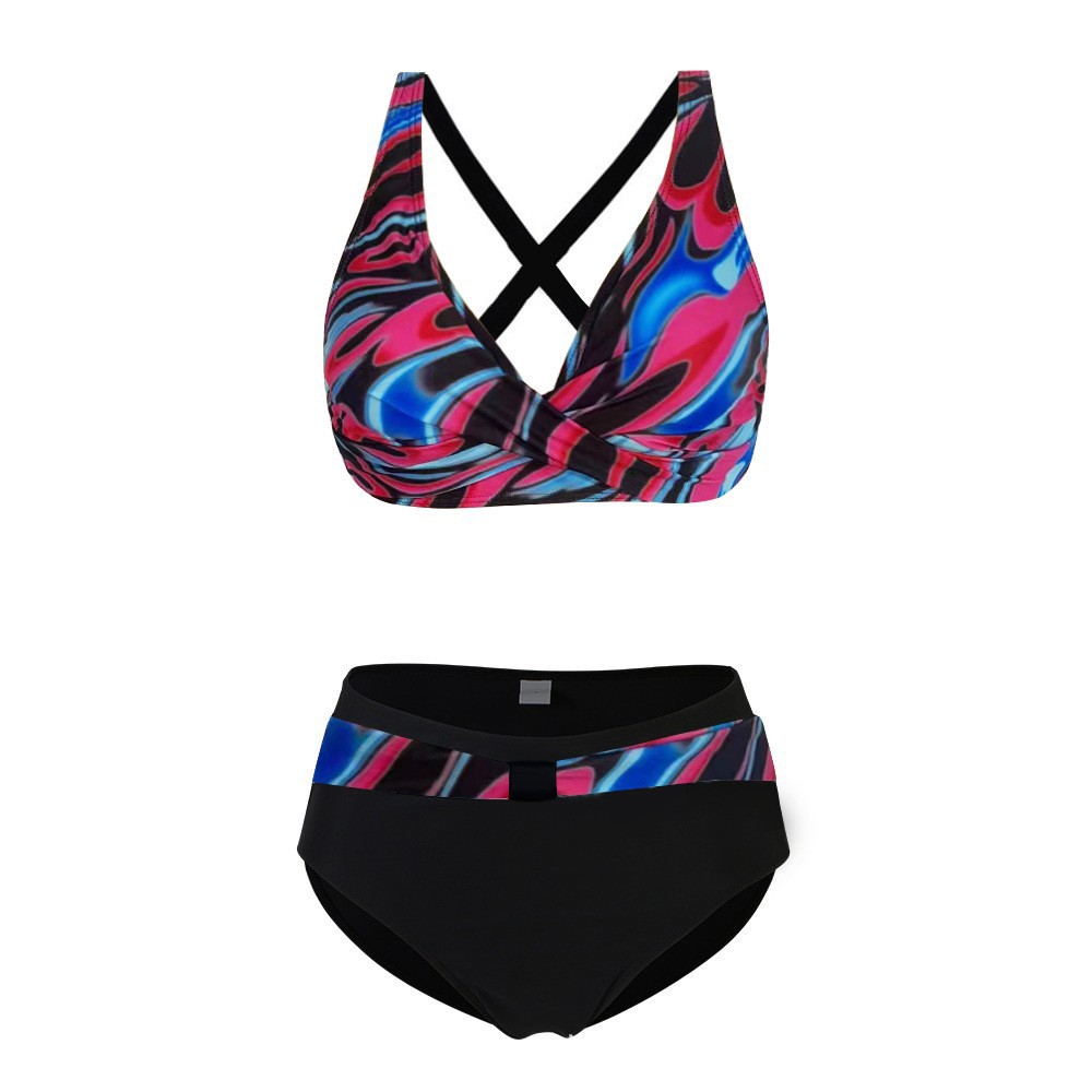 Stilvoller Frühlings-Bikini für Strand und Pool