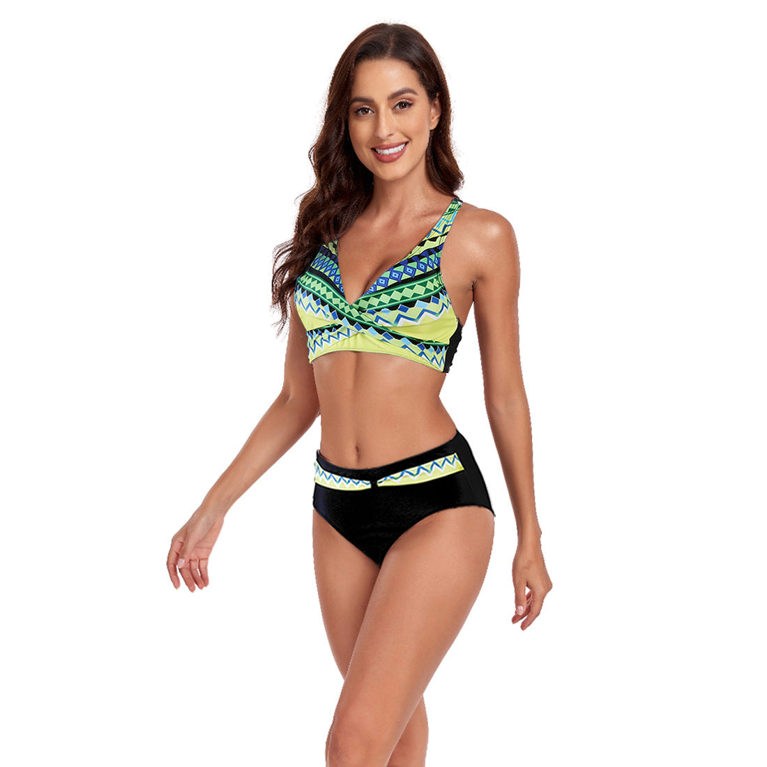 Stilvoller Frühlings-Bikini für Strand und Pool