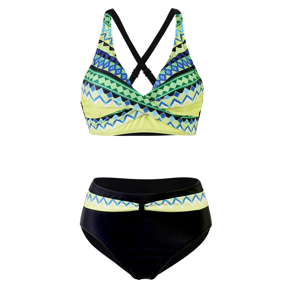 Stilvoller Frühlings-Bikini für Strand und Pool