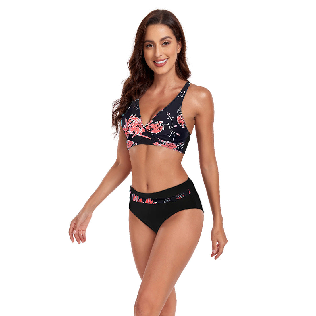 Stilvoller Frühlings-Bikini für Strand und Pool