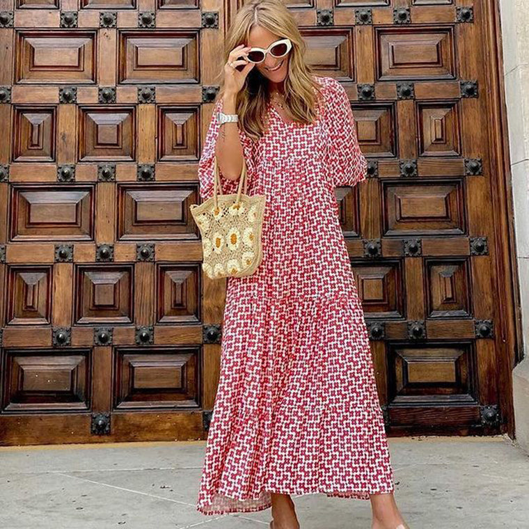 Boho Sommerkleid Damen Perfekt für Alltag & Strand