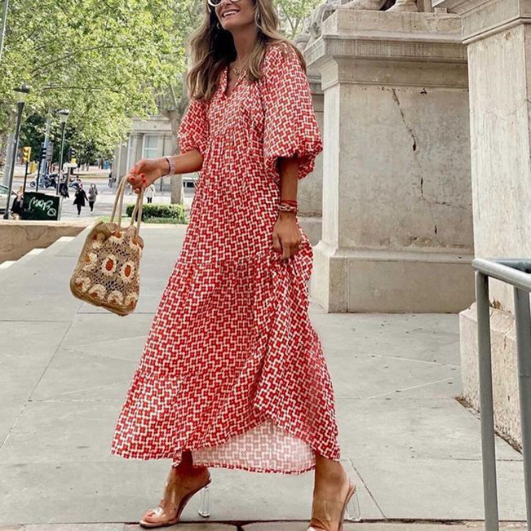 Boho Sommerkleid Damen Perfekt für Alltag & Strand