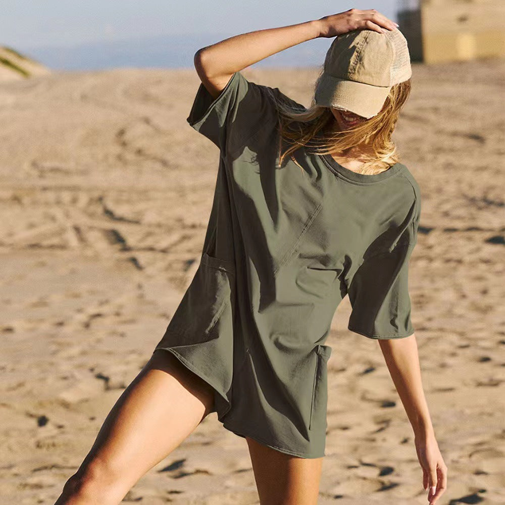 Lässiger Sommer Jumpsuit mit Taschen für Freizeit & Strand