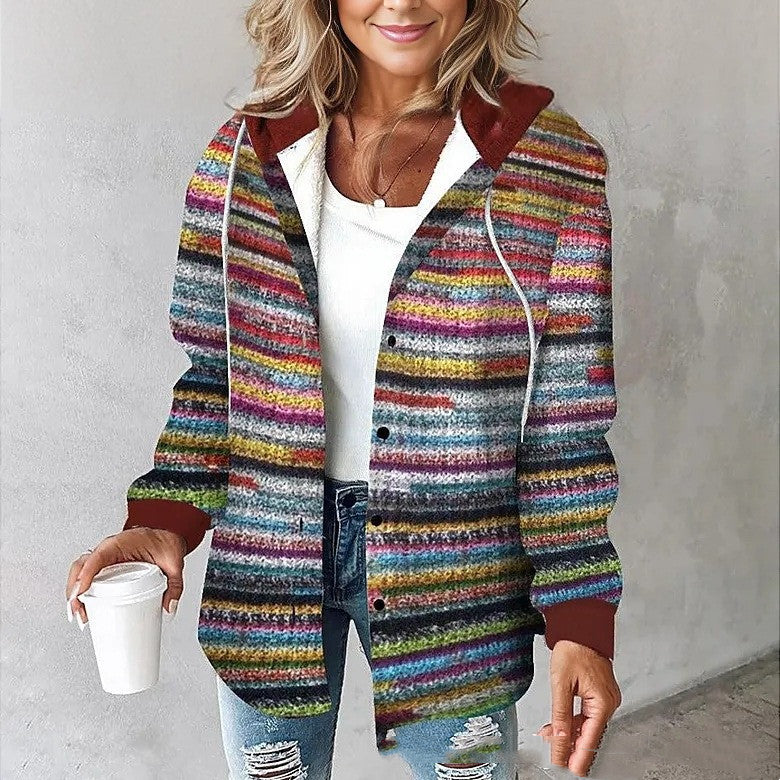Bunte Karojacke für Damen Perfekt für den Alltag