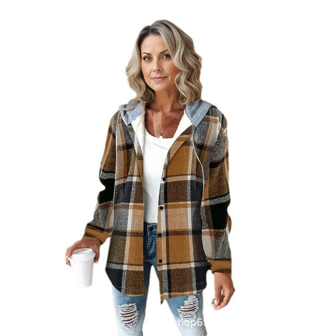Bunte Karojacke für Damen Perfekt für den Alltag