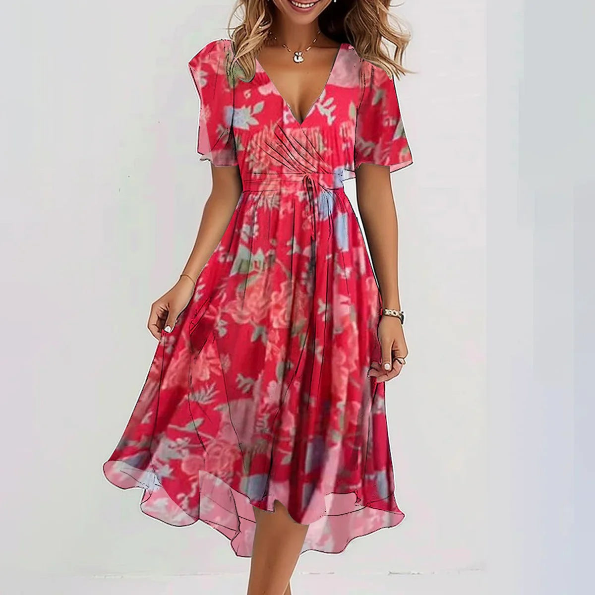Elegantes Sommerkleid für Alltag und Events