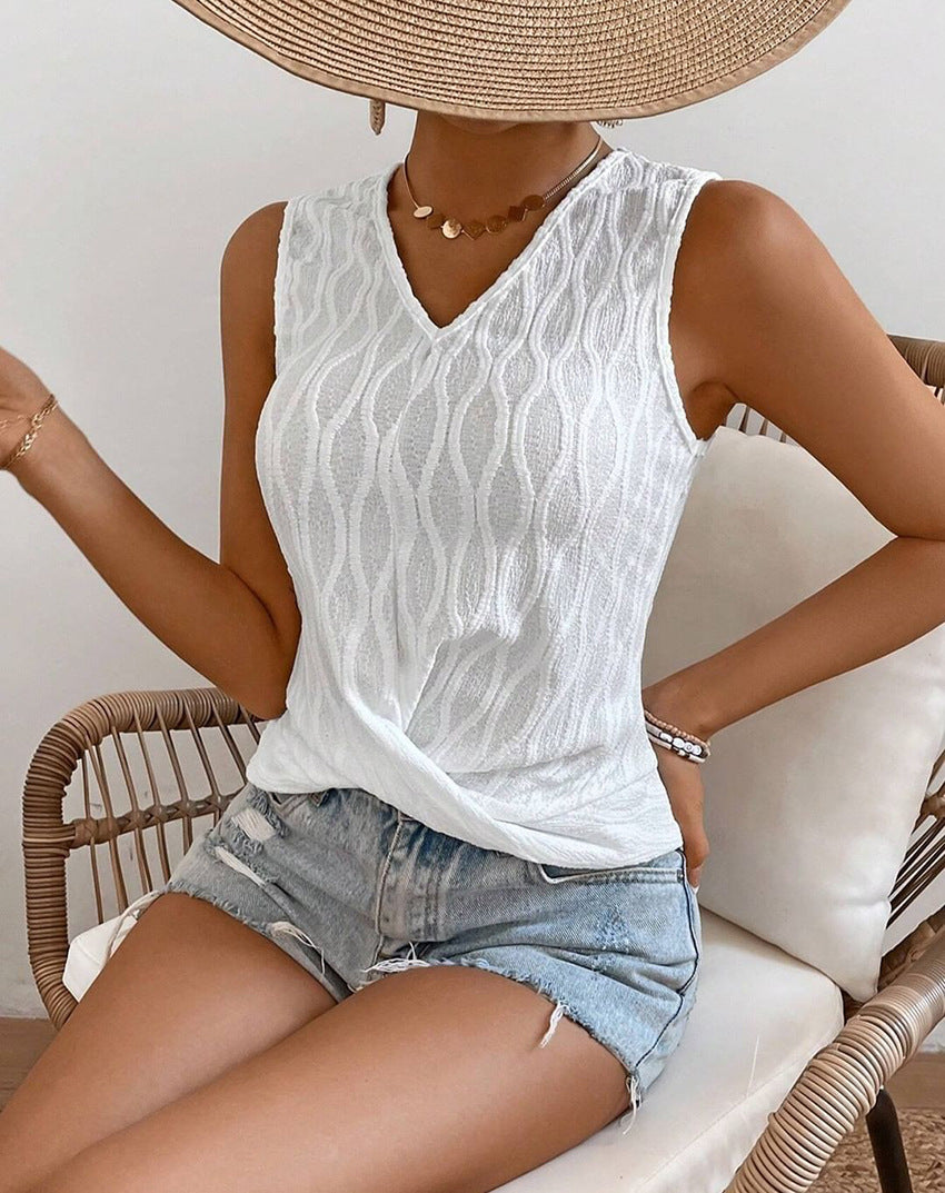 Stilvolle Jacquard-Weste für Alltag und Frühlingsmomente