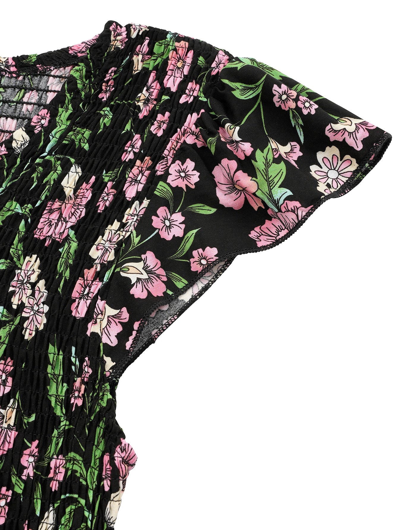Blumen-Chic Sommerkleid Bohemian Stil für Strand & Alltag