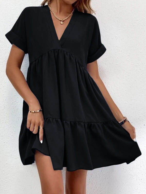 Luftiges Sommerkleid mit Rüschen Perfekt für Alltag und Strand
