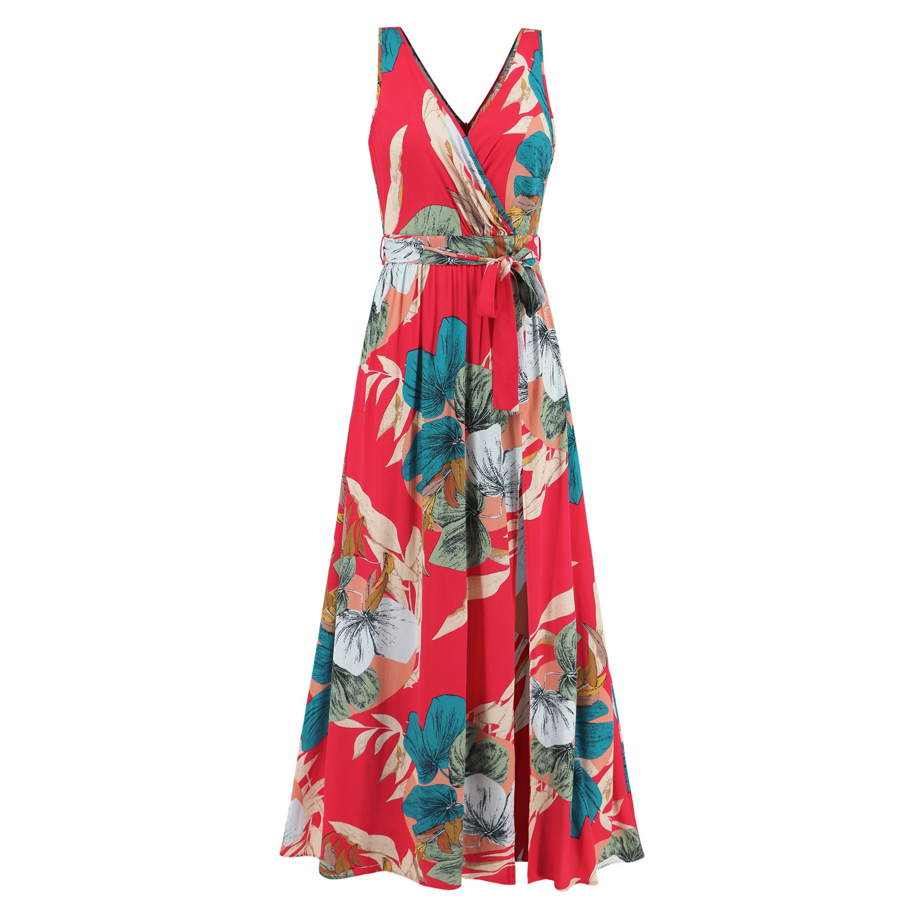 Frühlingshaftes Maxikleid mit Blumenprint für besondere Anlässe