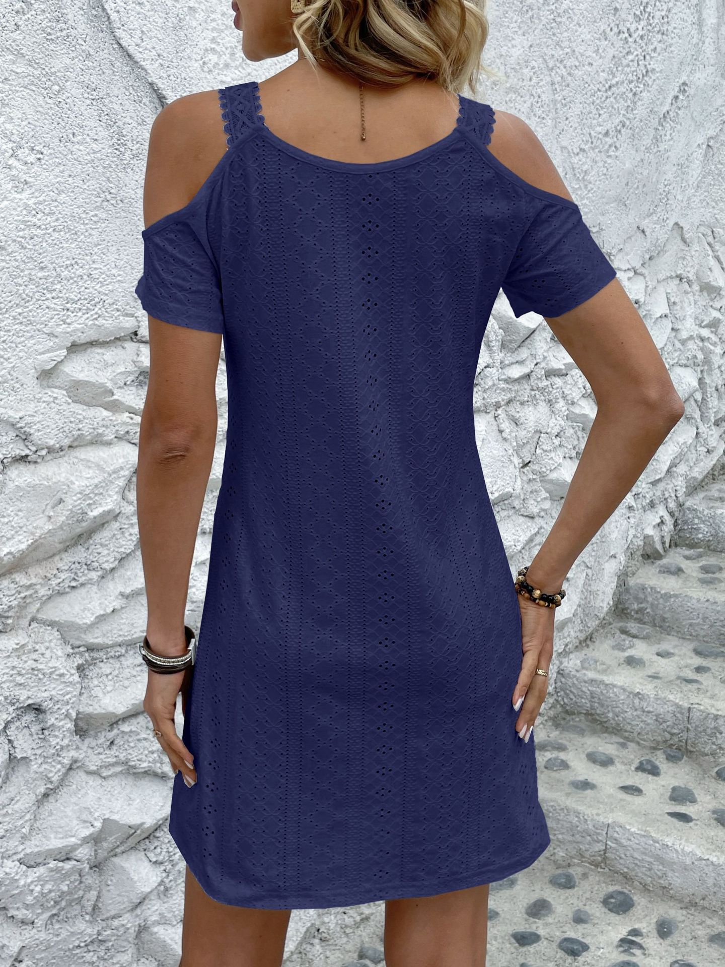 Elegantes Off-Shoulder Kleid für Frühling und Sommer