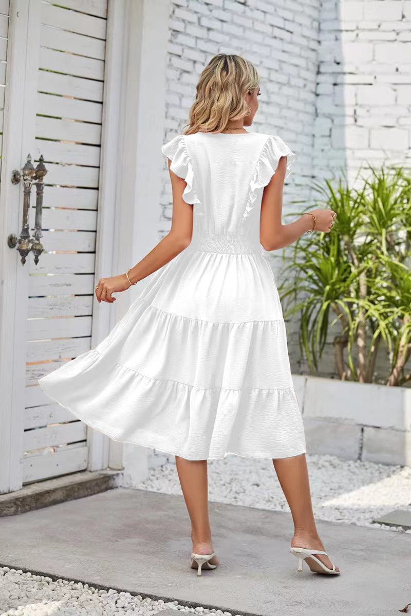 Verspieltes Rüschenkleid für Sommerabenteuer