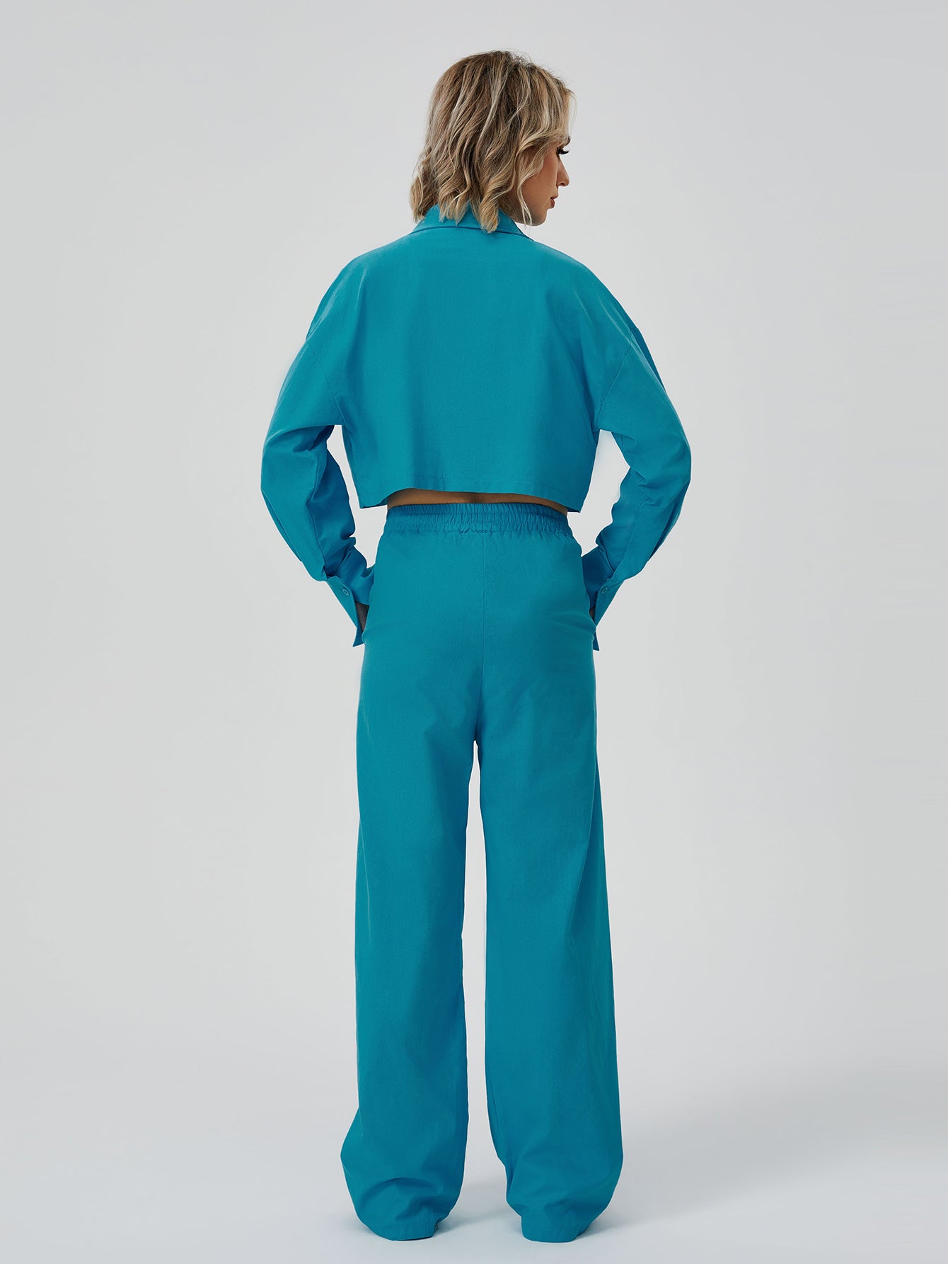 Elegantes Damen Zweiteiler Set für Freizeit & Loungewear