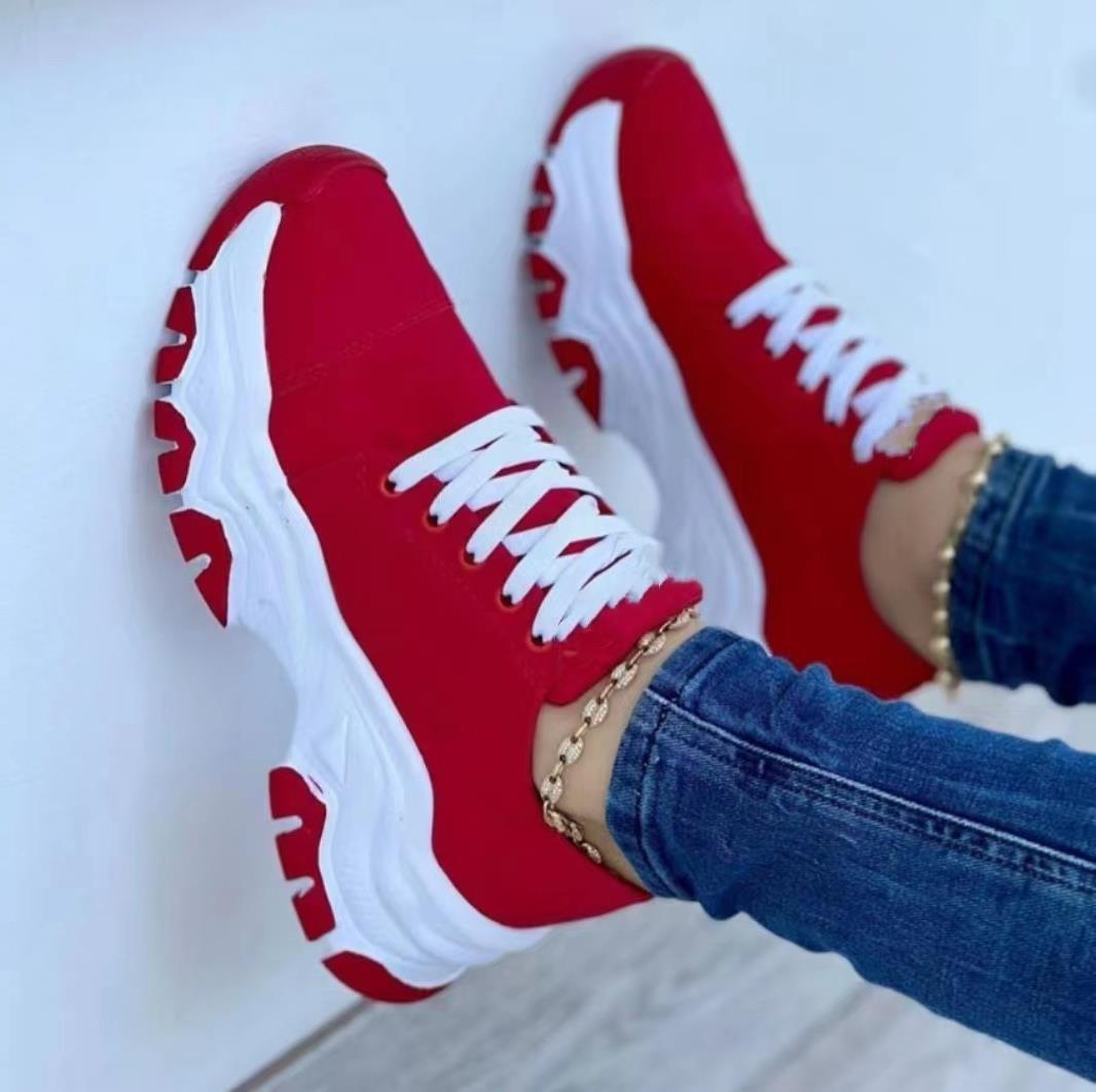 Lässige Plattform-Sneaker für Frühling und Freizeit