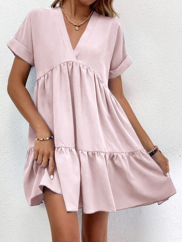 Luftiges Sommerkleid mit Rüschen Perfekt für Alltag und Strand