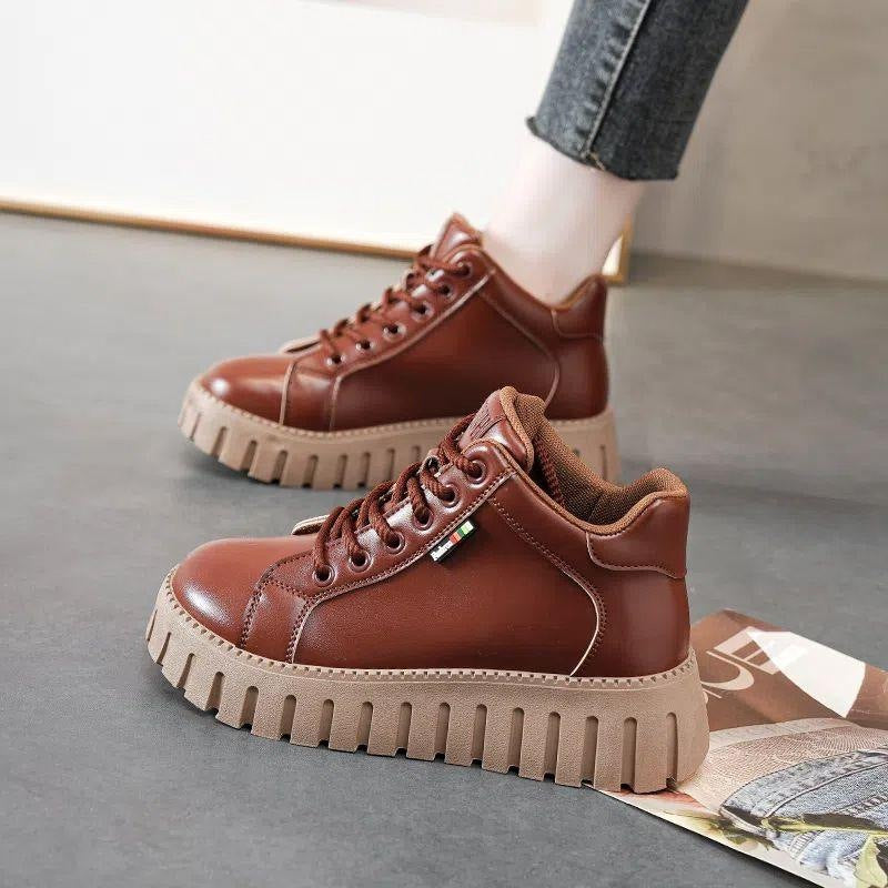 Zeitlose Damen Plateau-Sneaker für Alltag & Freizeit