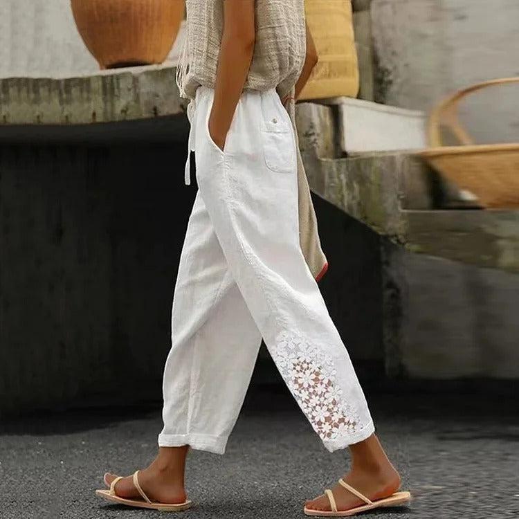 Fresh Plain Side Pocket Pants: Stilvolle Frühlingshose mit Komfort & Funktionalität