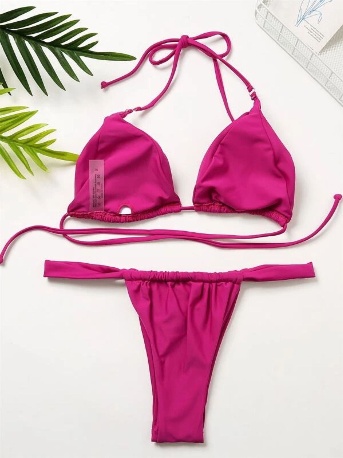 Spaghetti-Träger Bikini Set für Strand und Pool Spaß