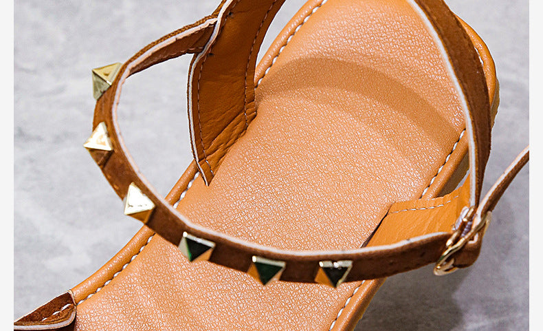 Römische Sandalen Damen Ideal für Sommer & Strand