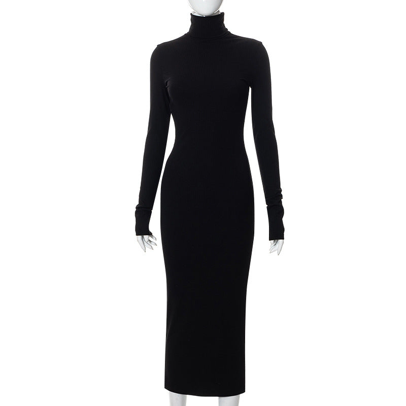 Elegantes Langarm-Midikleid für Alltag & Anlässe