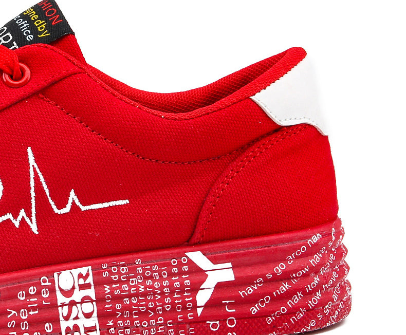Herzmotiv Sneaker Damen Herren Valentinstag Alltag