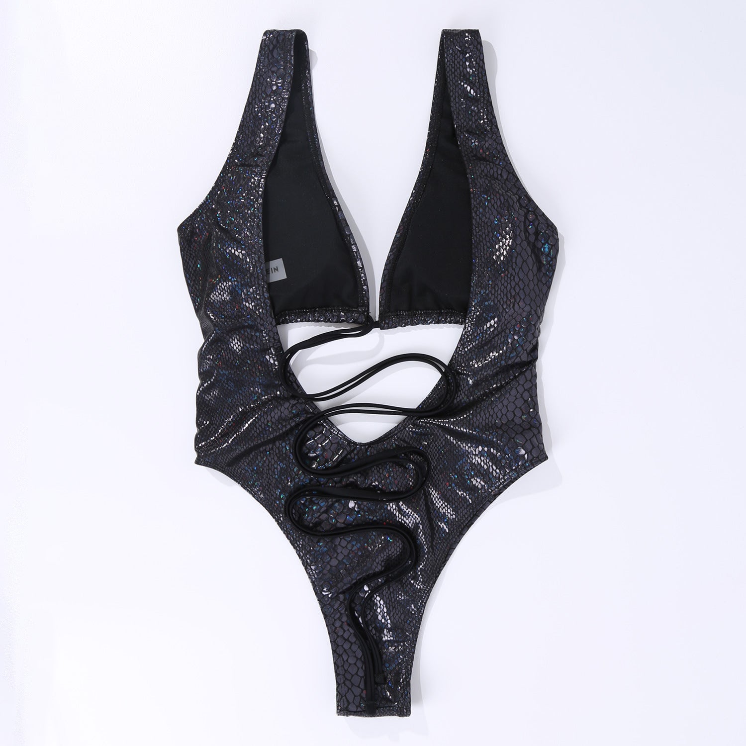 Eleganter Strappy Badeanzug für Strand & Pool