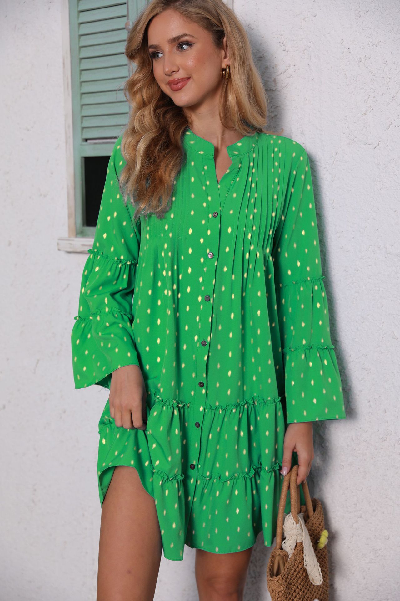 Elegantes Plissee-Sommerkleid für Alltag & Feste
