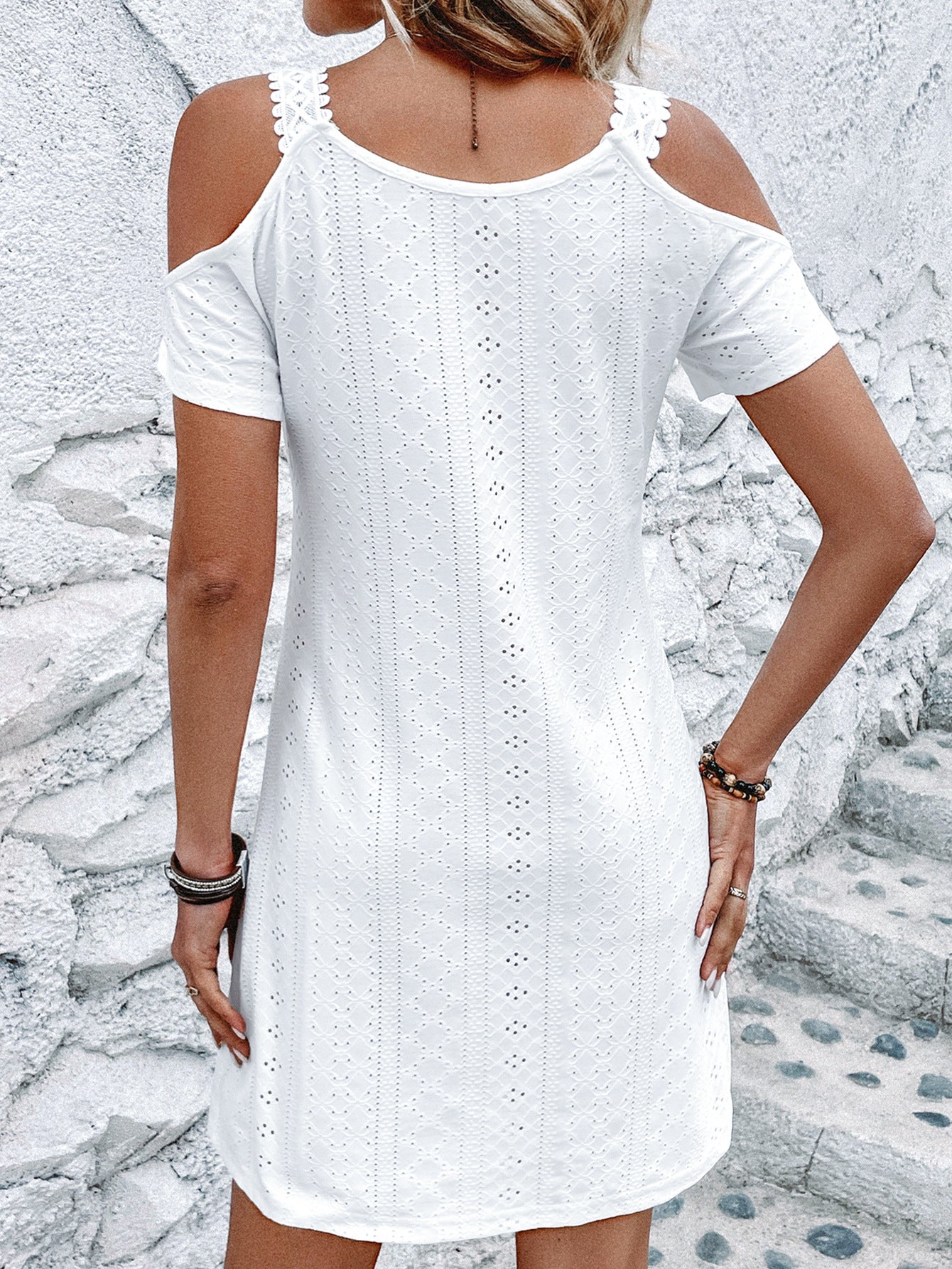 Elegantes Off-Shoulder Kleid für Frühling und Sommer