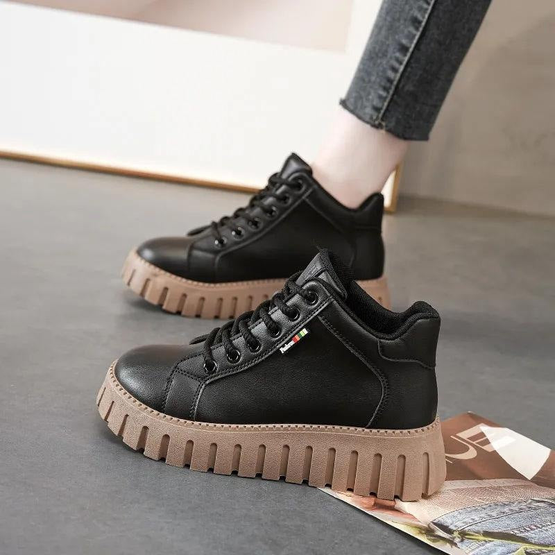 Zeitlose Damen Plateau-Sneaker für Alltag & Freizeit